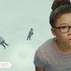 Meg Murry (Storm Reid) climbs an invisible staircase in search of her father.